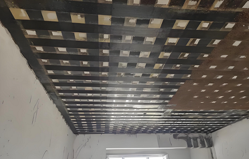 临夏碳纤维加固以什么为基础施工？